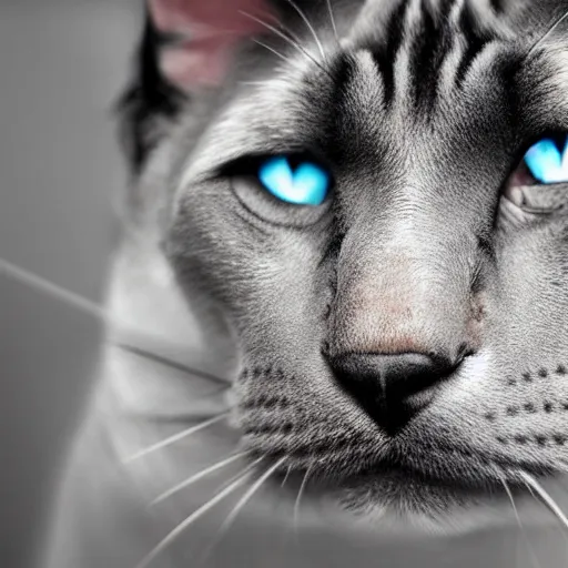 Image similar to a feline mastiff - cat - hybrid, animal photography