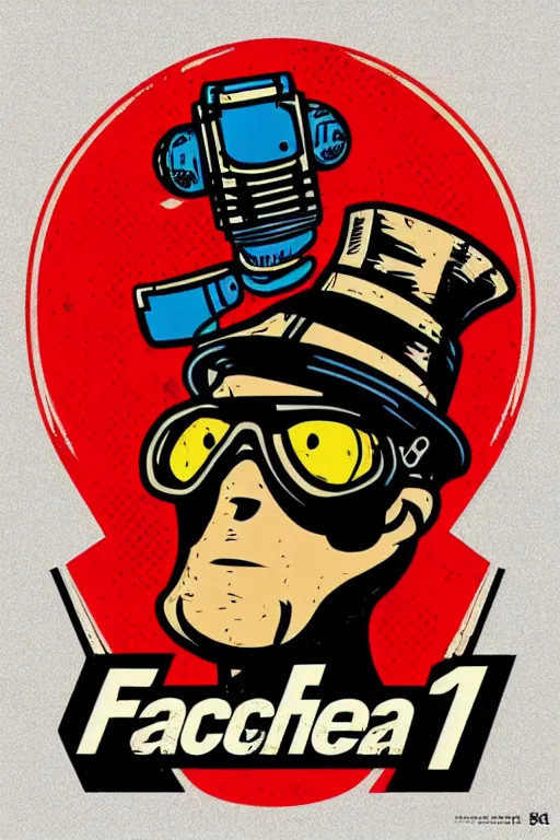 Image similar to fallout 7 6 retro futurist illustration art by butcher billy, sticker, colorful, illustration, highly detailed, simple, smooth and clean vector curves, no jagged lines, vector art, smooth andy warhol style