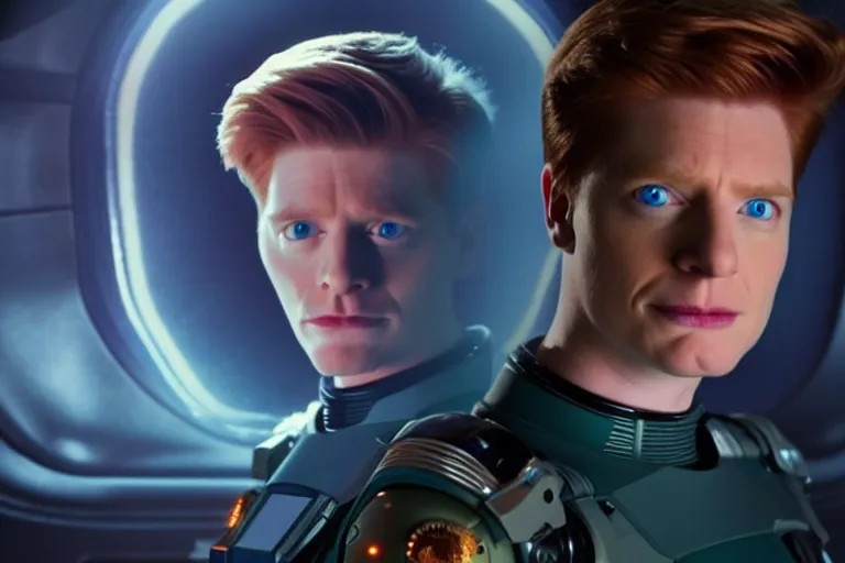 Image similar to live action film still of philip j. fry in the new sci - fi movie futurama