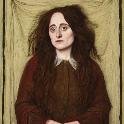 Image similar to portrait of isy suttie, preraphaelite, 8 k