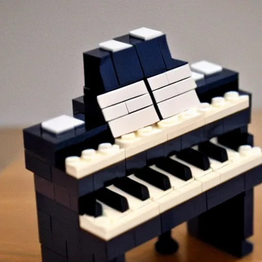 Image similar to a lego piano