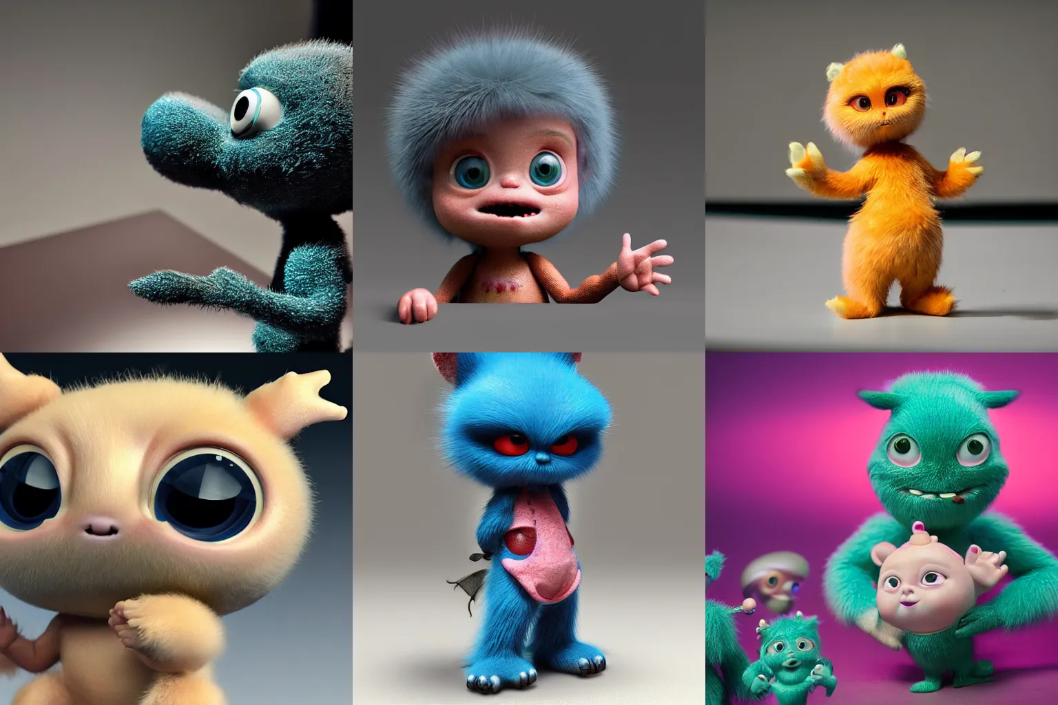 Prompt: ebay product, beautiful cute baby, cute miniature resine action figure, High detail photography, 8K, 3d fractals, cute pictoplasma, one simple ceramic tintoy fury fury fury fur monster Figure sculpture, 3d primitives, in a Studio hollow, by pixar, by jonathan ive, cgsociety, simulation