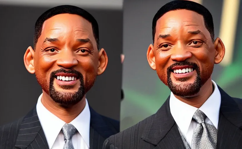 Prompt: ''Will Smith as a Pixar Studios character''