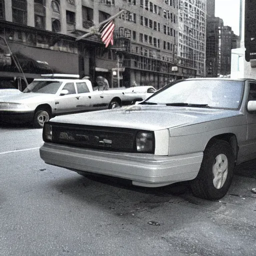 Image similar to The first street shark discovered in new york streets, circa 1992, photograph