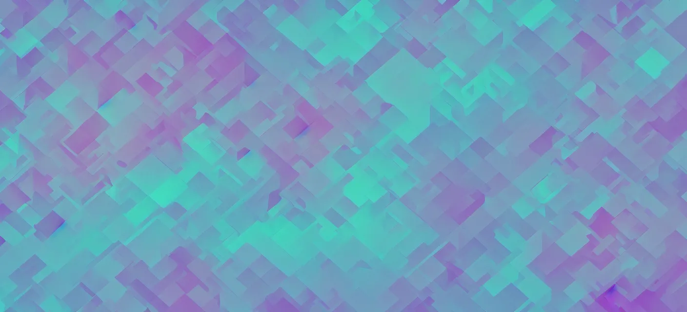 Image similar to large low poly vaporwave pastel colors desktop wallpaper