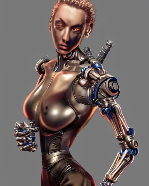 Image similar to woman with six cybernetic arms, trending on artstation