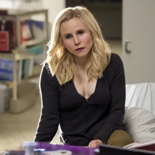 Image similar to kristen bell as olivia moore from the show izombie