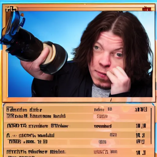 Prompt: arin hanson doing what he does best