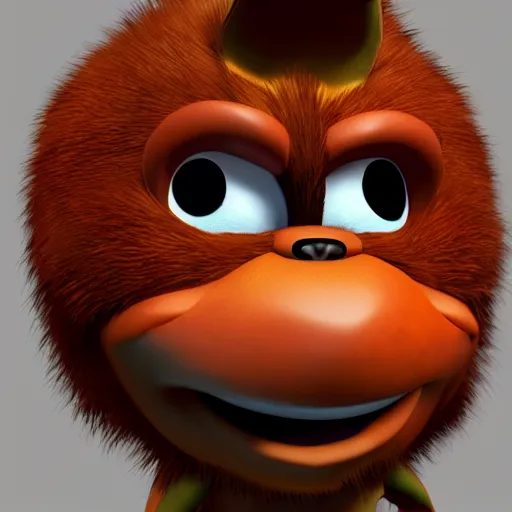 Image similar to Conker from Conkers Bad Fur Day. Unreal engine. 8K HD.