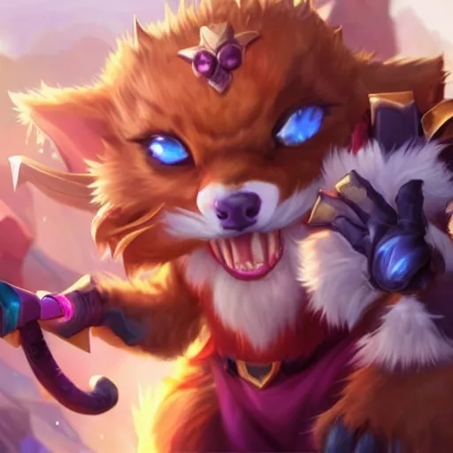 Prompt: Furry in League of Legends