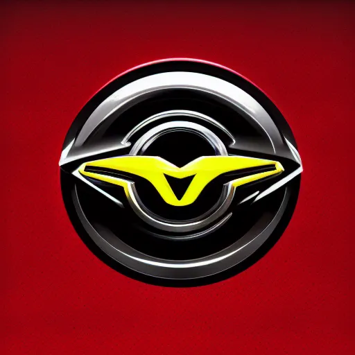 Image similar to logo of a speeding dodge challenger, mopar, black, red, professional artwork, concept art, artgerm, dark background, colorful, sharp focus,
