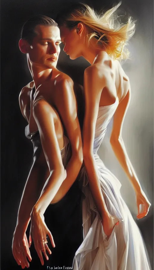 Image similar to the two complementary forces that make up all aspects and phenomena of life, by Rob Hefferan