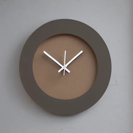 Image similar to a wall clock designed by Ron arad