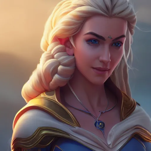 Prompt: realistic still of jaina proudmoore amazing details 8 k beautiful ultra realistic sharp focus cinematic lightning in the style of artgerm