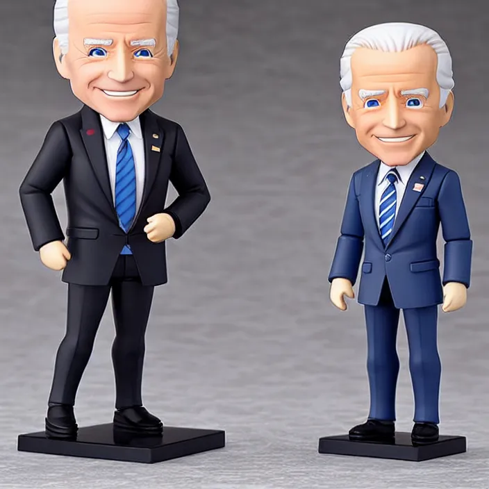 Image similar to joe biden, an anime nendoroid of joe biden, figurine, detailed product photo