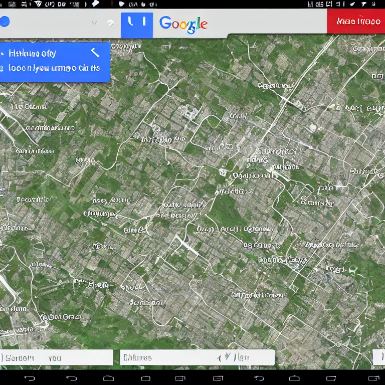Image similar to google maps screenshot, high resolution