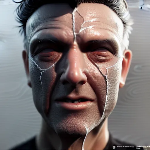 3 d render of a man with thick cobwebs!!!!! all over | Stable Diffusion ...