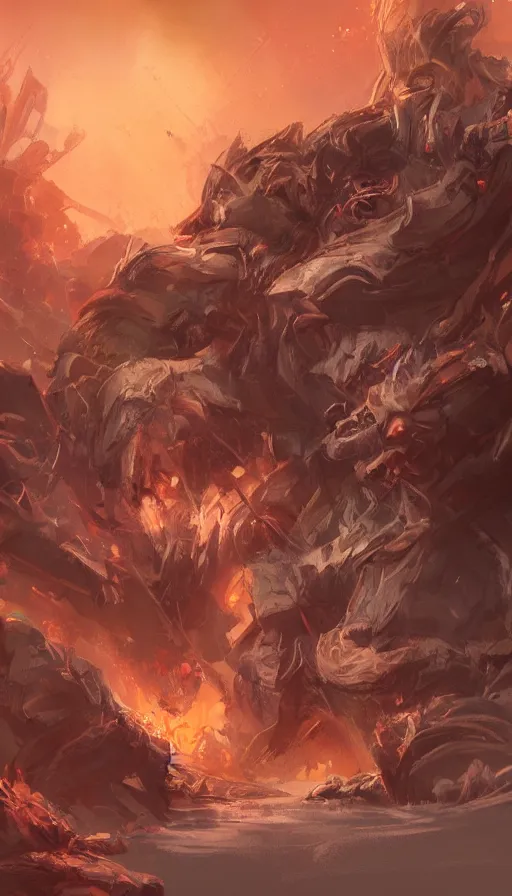 Image similar to rage, by disney concept artists