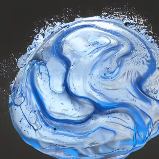 Image similar to hyper real 8 k melting slime