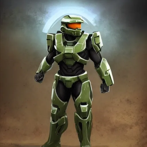 Image similar to halo spartan armor designed for the arbiter to wear