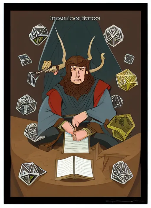 Image similar to powerful wizard playing dungeons and dragons, white background, by simon kennedy, studio muti