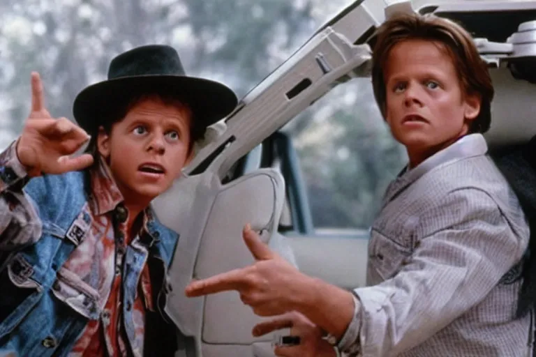 Image similar to movie still ( back to the future )