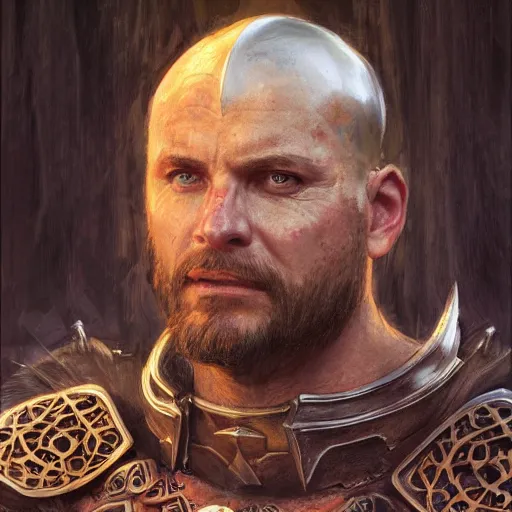 Image similar to me bean as a realistic fantasy d & d knight, closeup portrait art by donato giancola and greg rutkowski, realistic face, digital art, trending on artstation