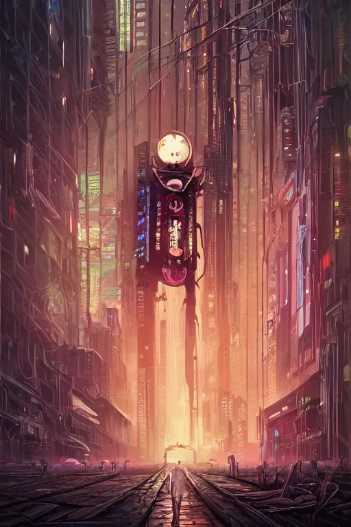 ArtStation - Cyberpunk Flat Wallpaper Concept