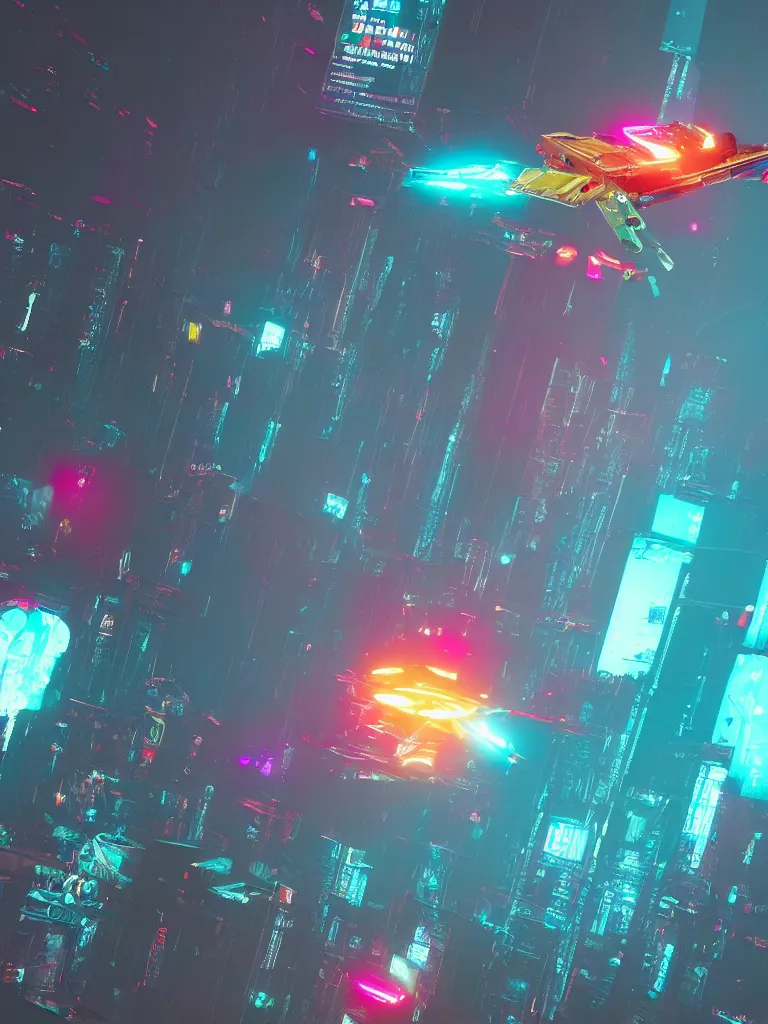 Image similar to satellite in space, cyberpunk, neon colors, trending on art station, photorealistic, unreal engine, 8 k