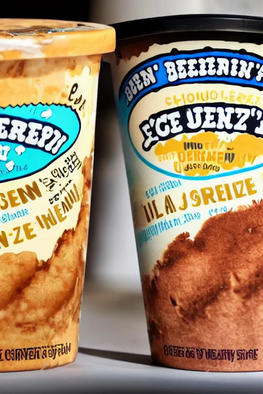 Image similar to schnitzel flavoured ben and jerry's ice cream