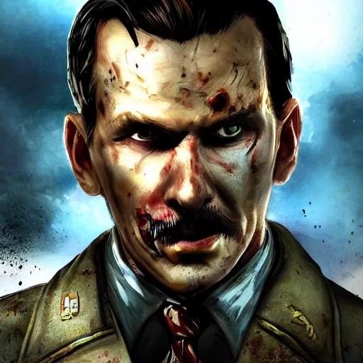 Prompt: Dr. Edward Richtofen black ops zombies wiki photo