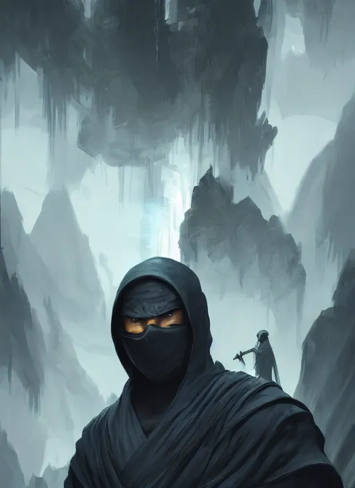A deadly Ninja assassin. Stock Illustration