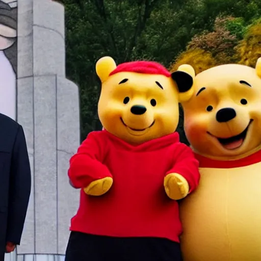 Image similar to xi jinping as winnie the pooh.