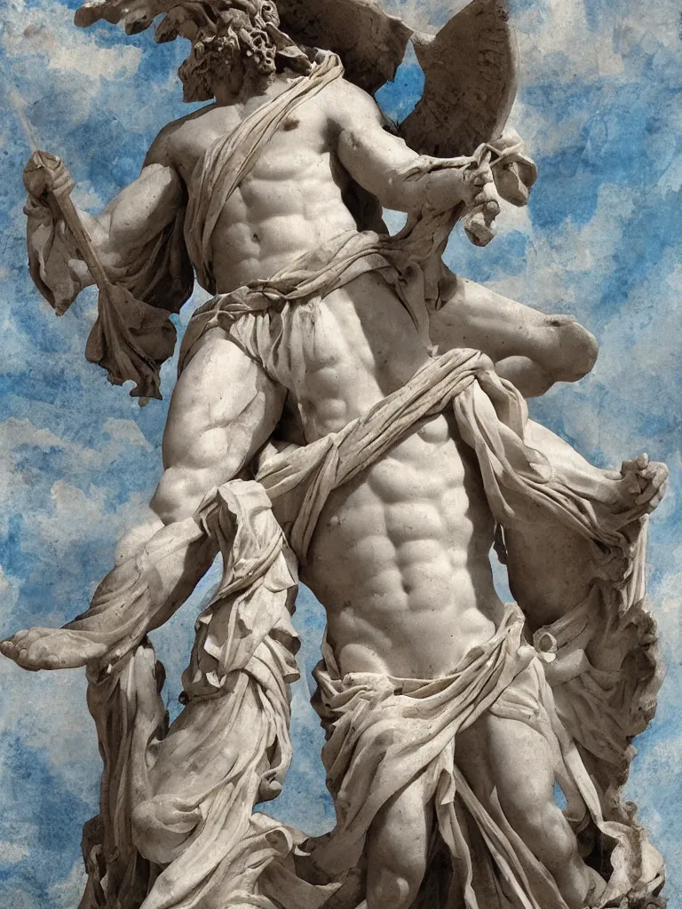 Image similar to original greek god by yliade
