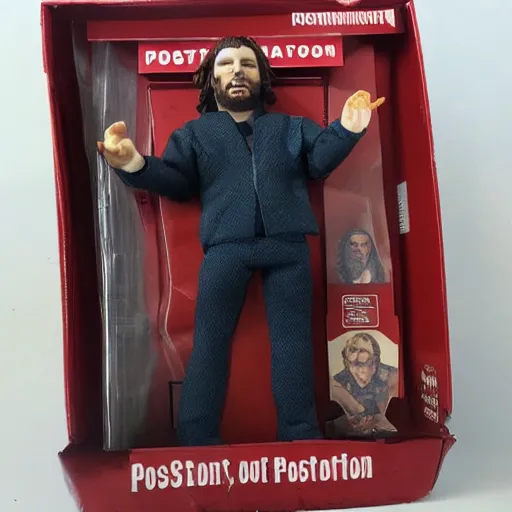 Image similar to post malone action figure, craigslist photo