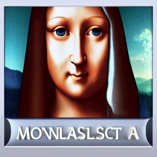 Image similar to photorealistic monalisa starring movie