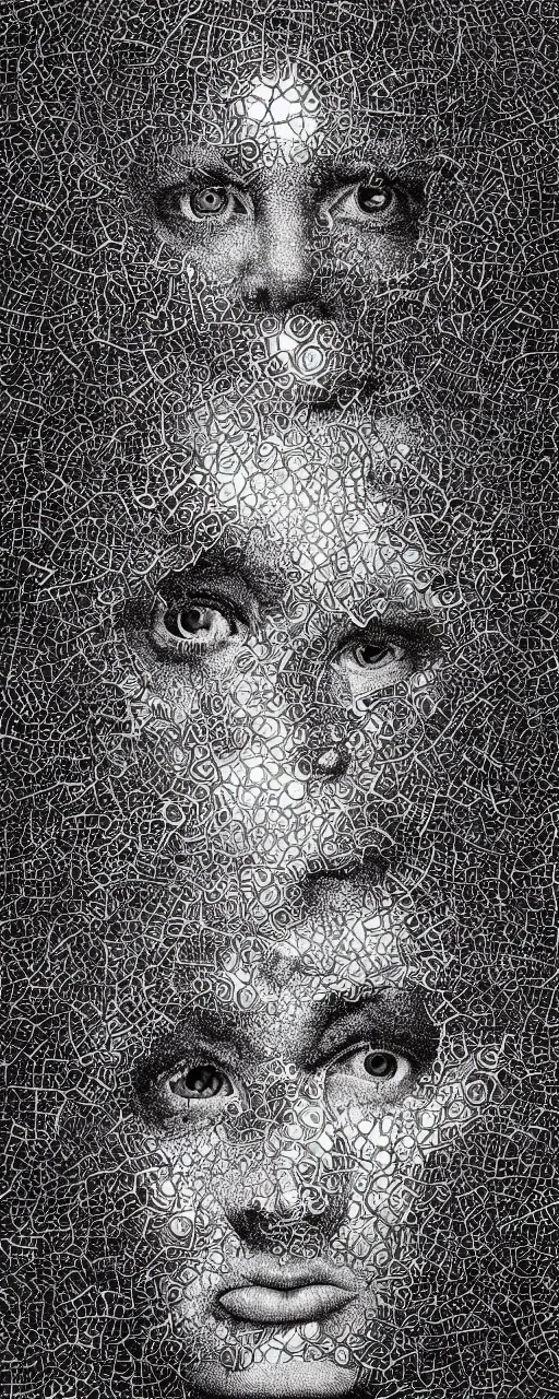 Image similar to cell shaded optical illusion by dan hillier