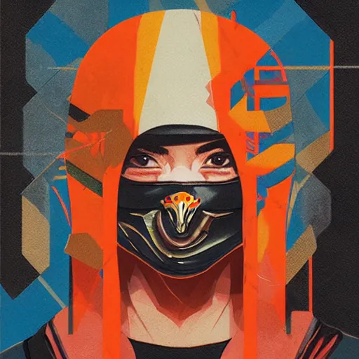 Prompt: Supreme x Mortal Kombat Profile Picture by Sachin Teng, asymmetrical, Organic Painting , Matte Painting, geometric shapes, hard edges, graffiti, street art,:2 by Sachin Teng:4