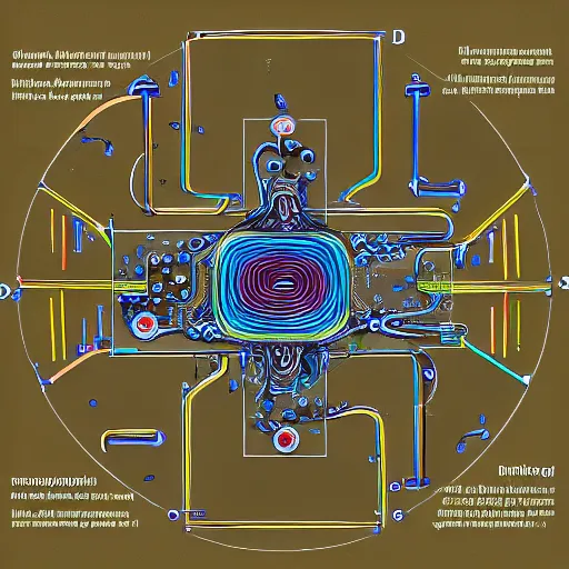 Image similar to a diagram of an artificial neural network, digital art, amazing quality, very detailed, trending on artstation