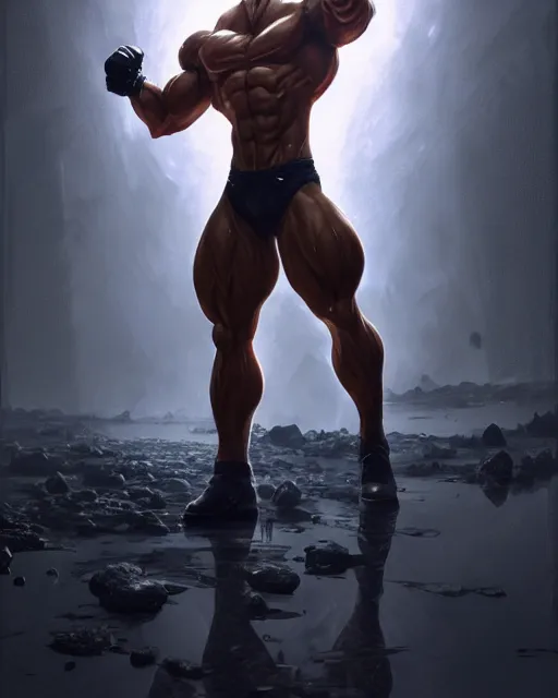 Prompt: gigachad luigi bodybuilder fighting like saitama in the matrix, fantasy character portrait, ultra realistic, anime key visual, full body concept art like ernest khalimov, intricate details, highly detailed by greg rutkowski, ilya kuvshinov, gaston bussiere, craig mullins, simon bisley