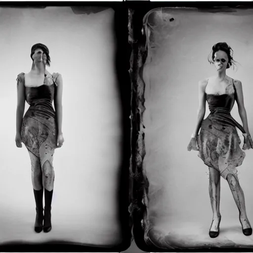 Image similar to wetplate editorial fashion