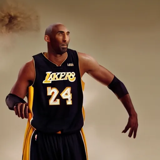 Image similar to still of Kobe bryant in men in black,8k,