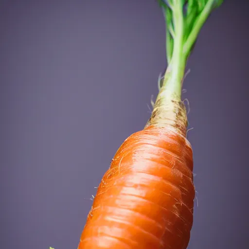 Prompt: high quality presentation photo of a golden carrot, photography 4k, f1.8 anamorphic, bokeh, 4k, Canon, Nikon