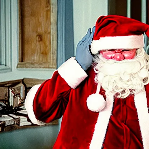 Image similar to santa claus starring in the jackal