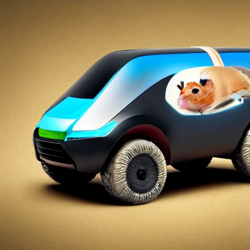 Image similar to hamster truck concept bio engineering