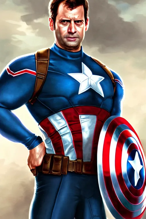 prompthunt: Narendra Modi as Captain America, claws are up, red and blue Captain  America costume, Narendra Modi hairstyle and beardstyle, calm, grumpy,  portrait, masculine figure, highly detailed, digital painting, artstation,  concept art,