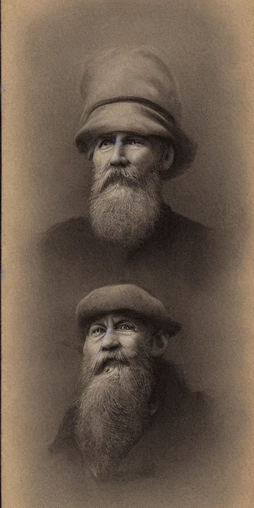 Image similar to a detailed portrait of a old bearded man