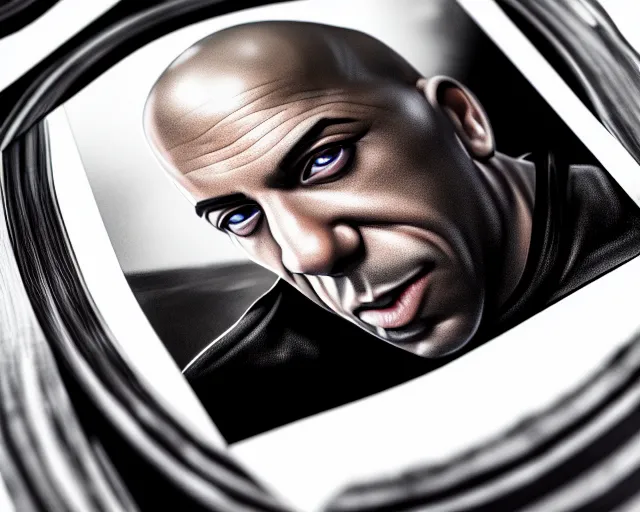 Image similar to a barrel of vin diesel. art by artgerm. highly detailed 8 k. intricate. lifelike. soft light. nikon d 8 5 0.