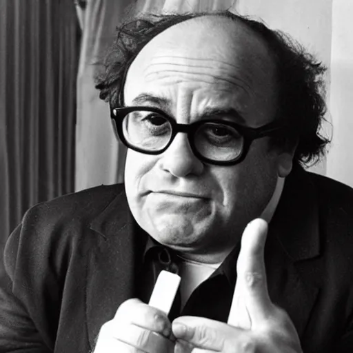 Prompt: Danny Devito smoking