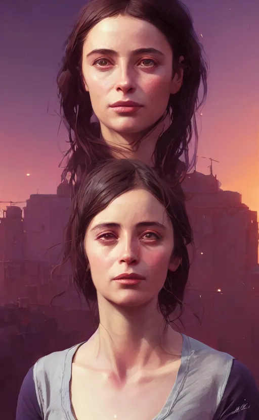 Image similar to highly detailed portrait young emanuelle beart in gta v, stephen bliss, unreal engine, fantasy art by greg rutkowski, loish, rhads, ferdinand knab, makoto shinkai and lois van baarle, ilya kuvshinov, rossdraws, tom bagshaw, global illumination, radiant light, detailed and intricate environment